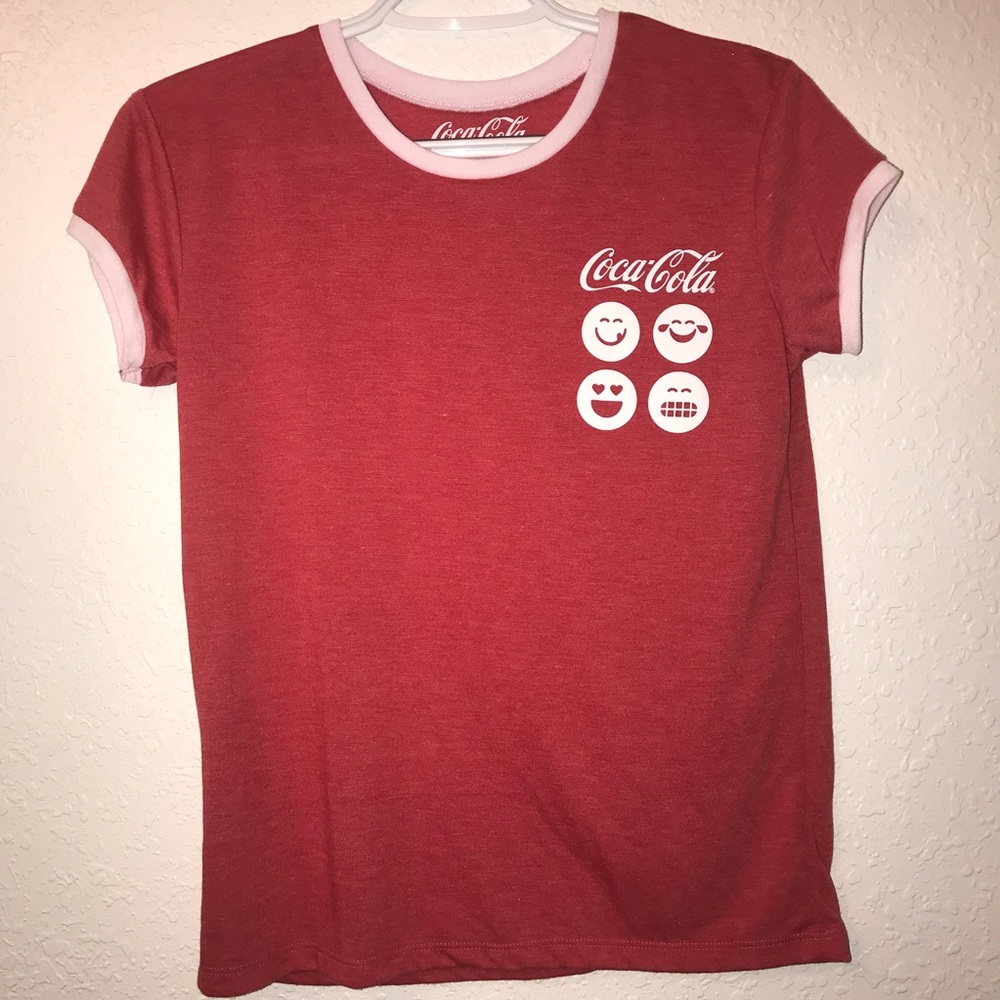 Coca Cola emoji tee